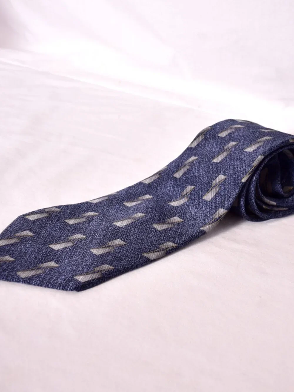 Palatina Men's Tie Blue & Grey